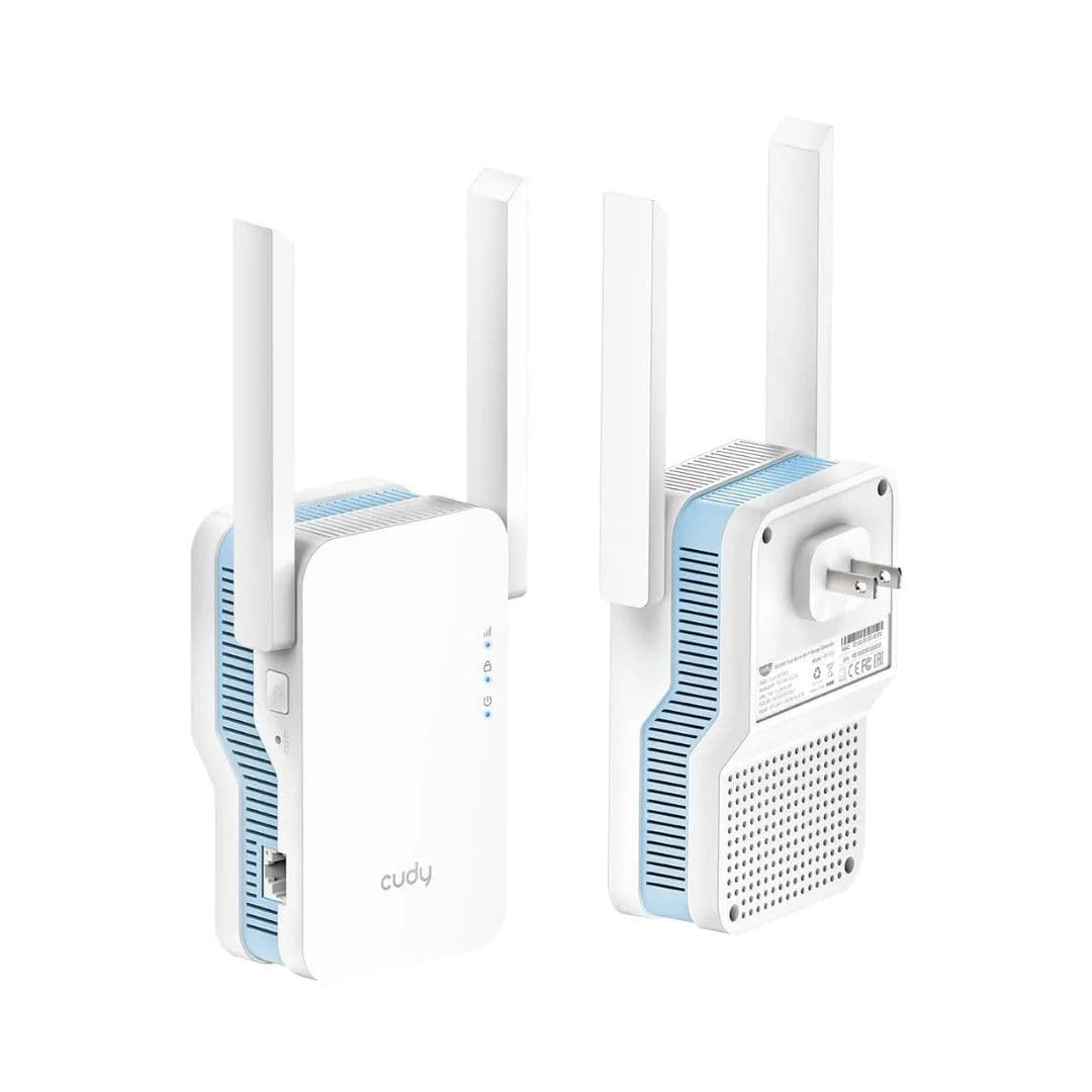Cudy RE1200 AC1200 Dual Band Wireless Mesh Wi-Fi Extender, Speed upto 1200 Mbps, WiFi Booster, Long Range, AP Mode, WPS