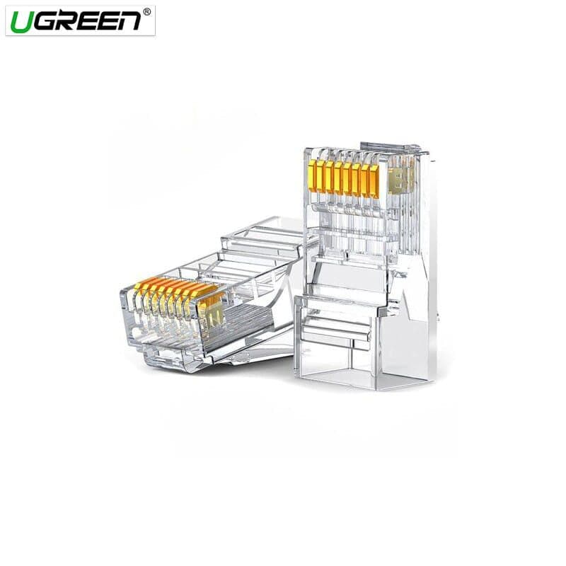 UGREEN Cat6 RJ45 Unshielding Network crystal head ( 100 pcs Box) #60558